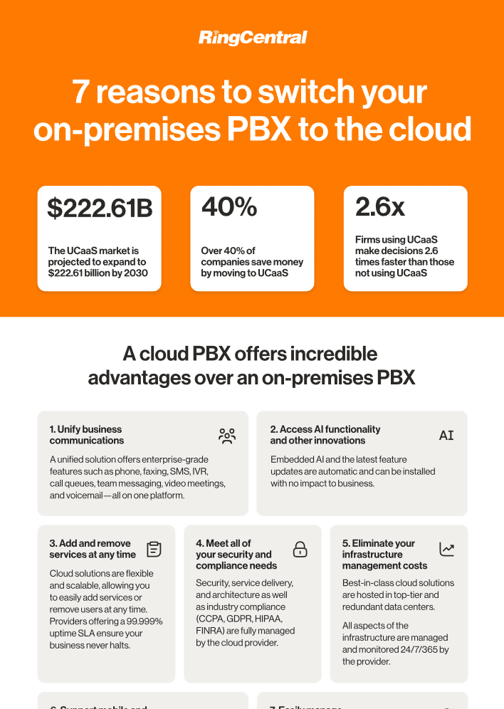 PBX - 7 Benefits of Switching From on-premises PBX to the Cloud