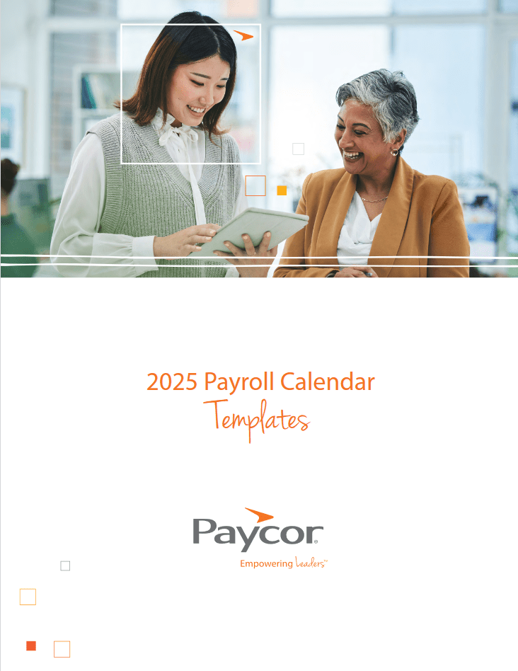 2025 Payroll Calendar Templates